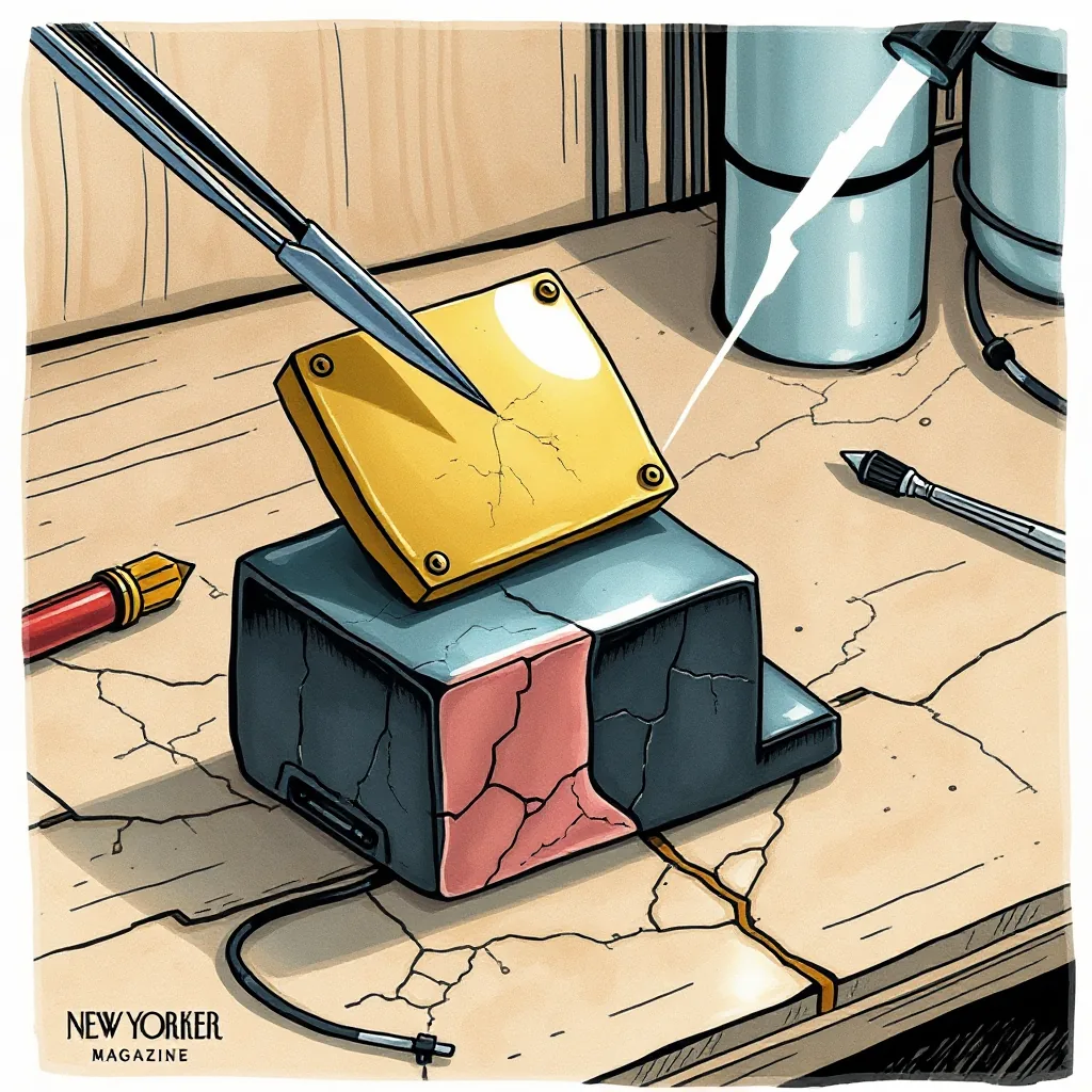 Illustration: Three Self-Healing Patches in One Day, All the Same Shape