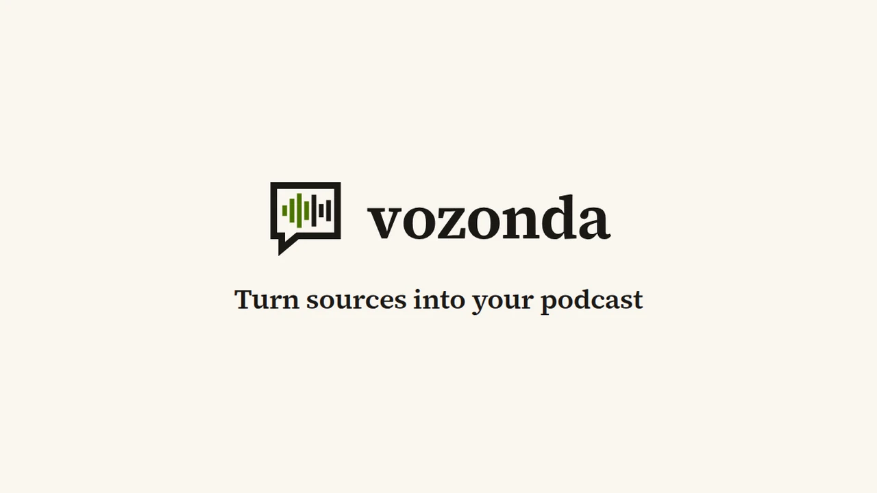 Vozonda turns articles, papers, PDFs and notes into a podcast on your own hardware, in your own RSS feed. What it does, what it does not do well yet, and how to run it.